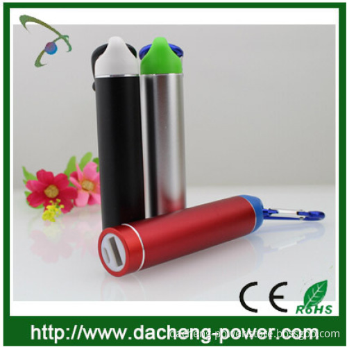 Fation design with keychain 2600mah mobile power bank for smartphone